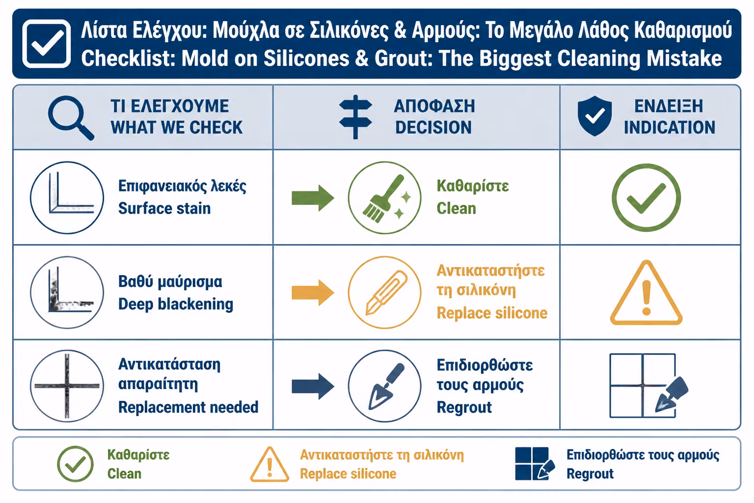 Εικονογράφηση για 19. Πρακτικό checklist πριν επιλέξετε καθαριστικό