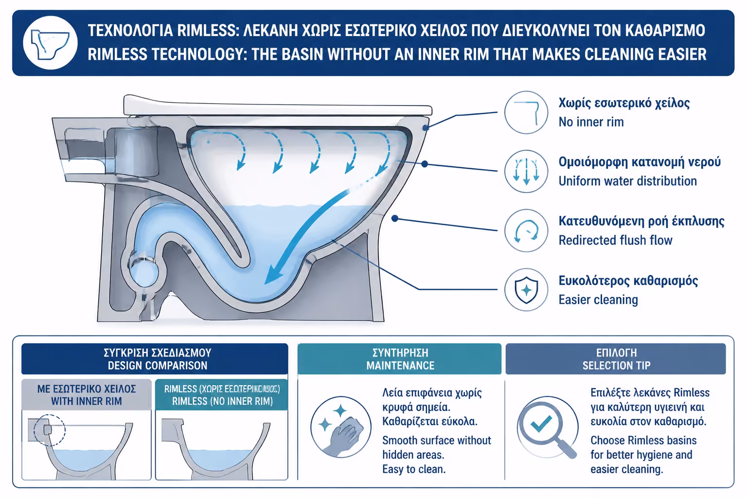 Εικονογράφηση για Τι σημαίνει rimless στην πράξη