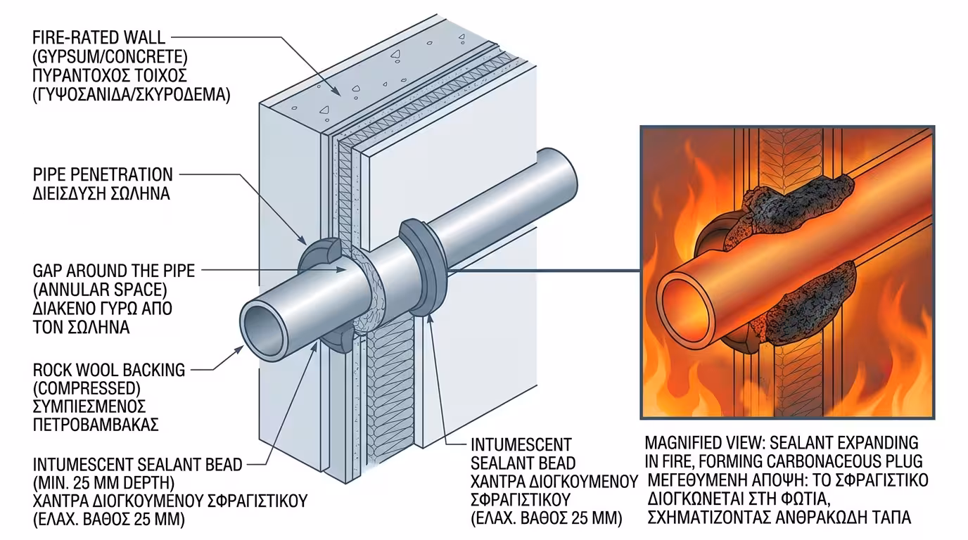 Ροζ αφρός πολυουρεθάνης B1 - δεν αρκεί από μόνος του