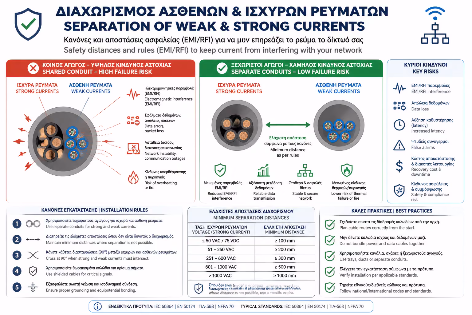 Εικονογράφηση για 4. Τι ισχύει για τις πρίζες στον τοίχο;