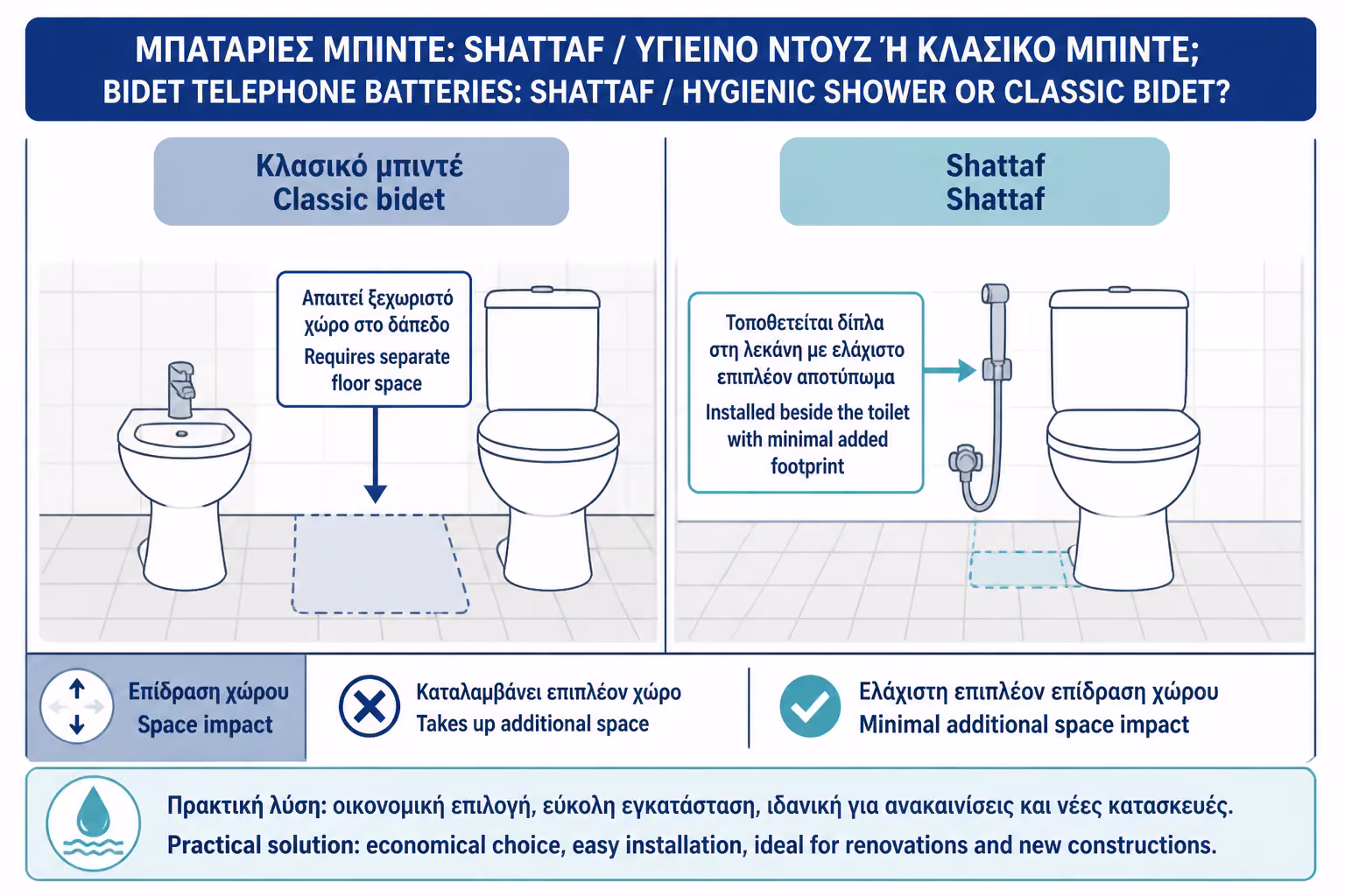 Εικονογράφηση για 2. Γιατί είναι οικονομική εναλλακτική του κλασικού μπιντέ
