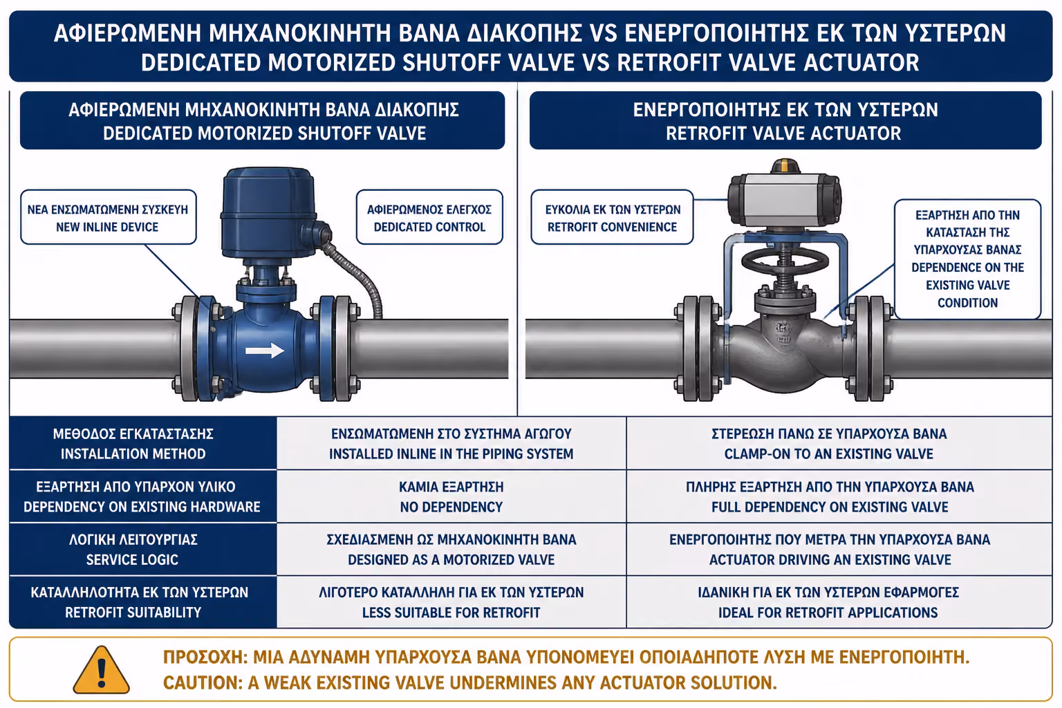 Εικονογράφηση για 6. Ηλεκτροβάνα ή μηχανικός controller πάνω στην υπάρχουσα βάνα;