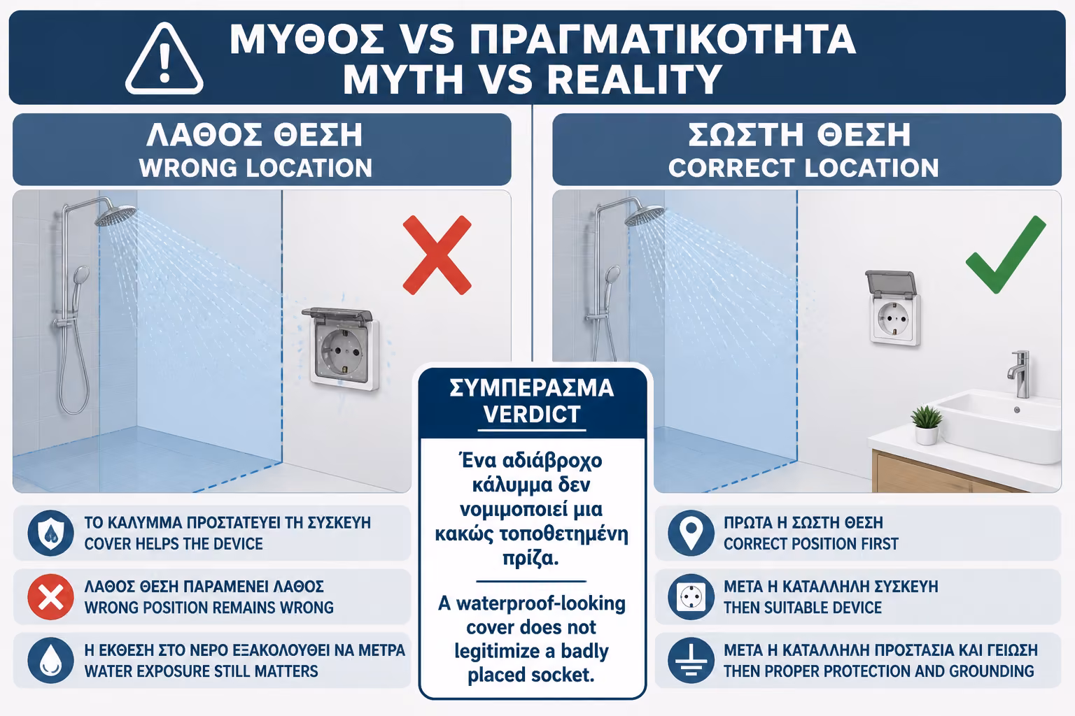 Εικονογράφηση για 8. Αδιάβροχα καλύμματα και καπάκια ασφαλείας: τι προσφέρουν πραγματικά