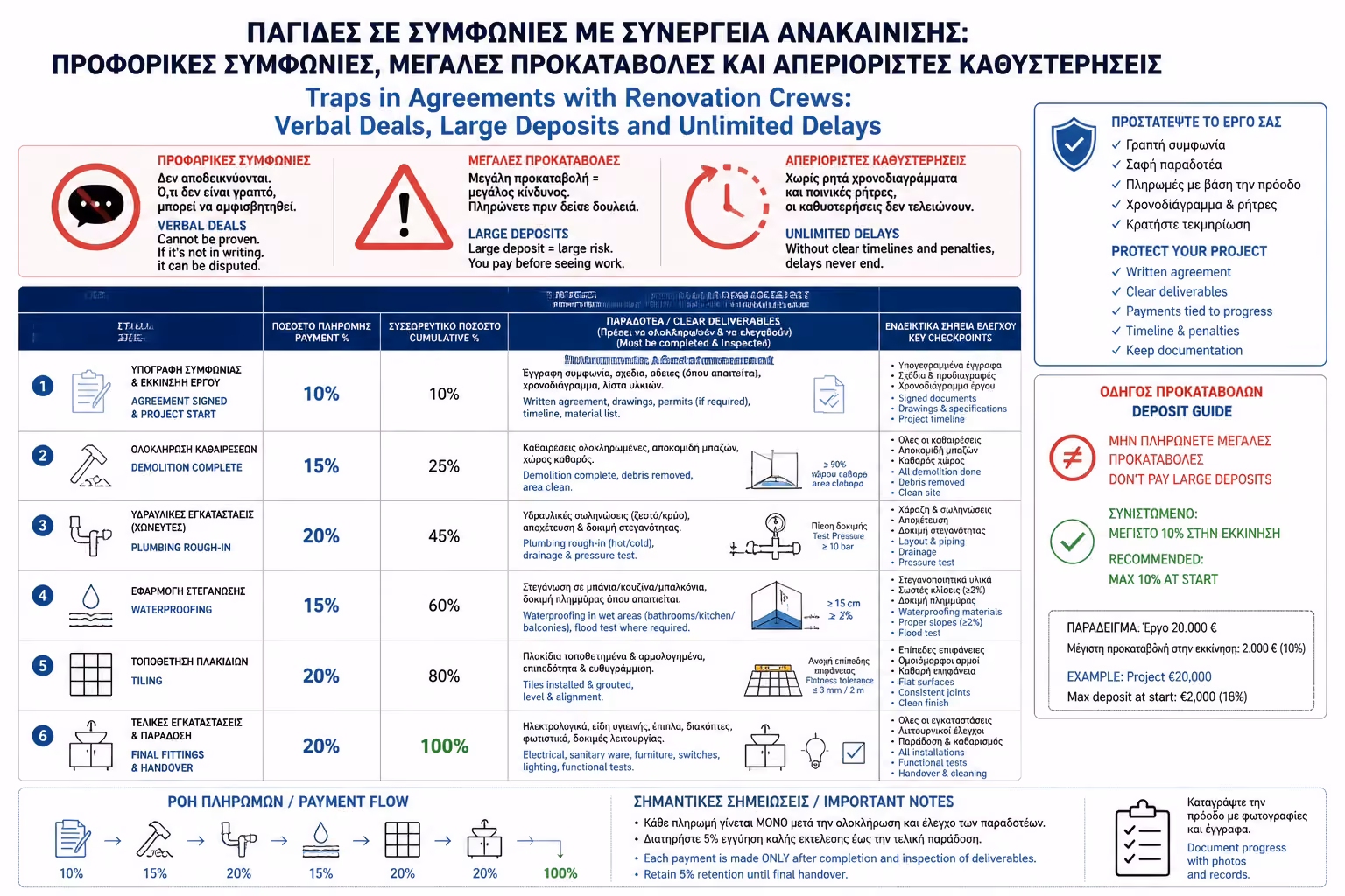 Εικονογράφηση για 4. Πληρωμές με Στάδια: Η Πιο Ασφαλής Λύση