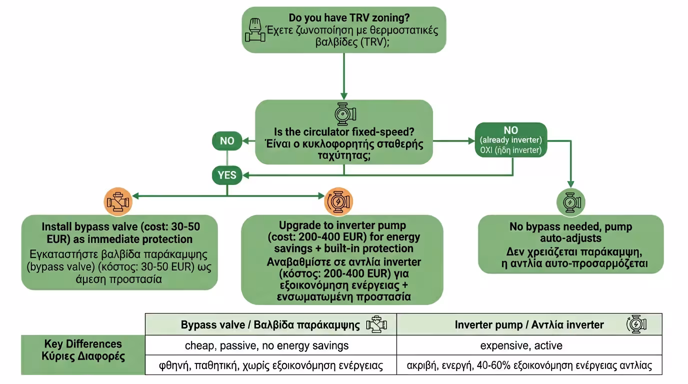 Σύγκριση bypass vs inverter - πότε χρειάζεται κάθε λύση