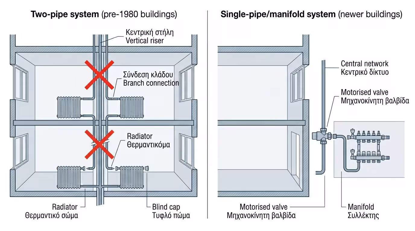 Τεχνική αποκοπή - σωλήνες, τάπες, βάνες
