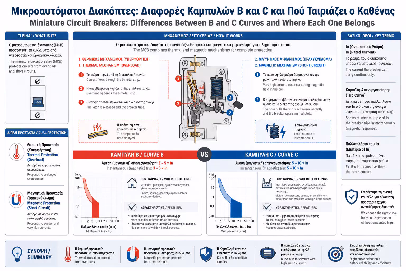 Θερμική και μαγνητική λειτουργία μικροαυτόματου