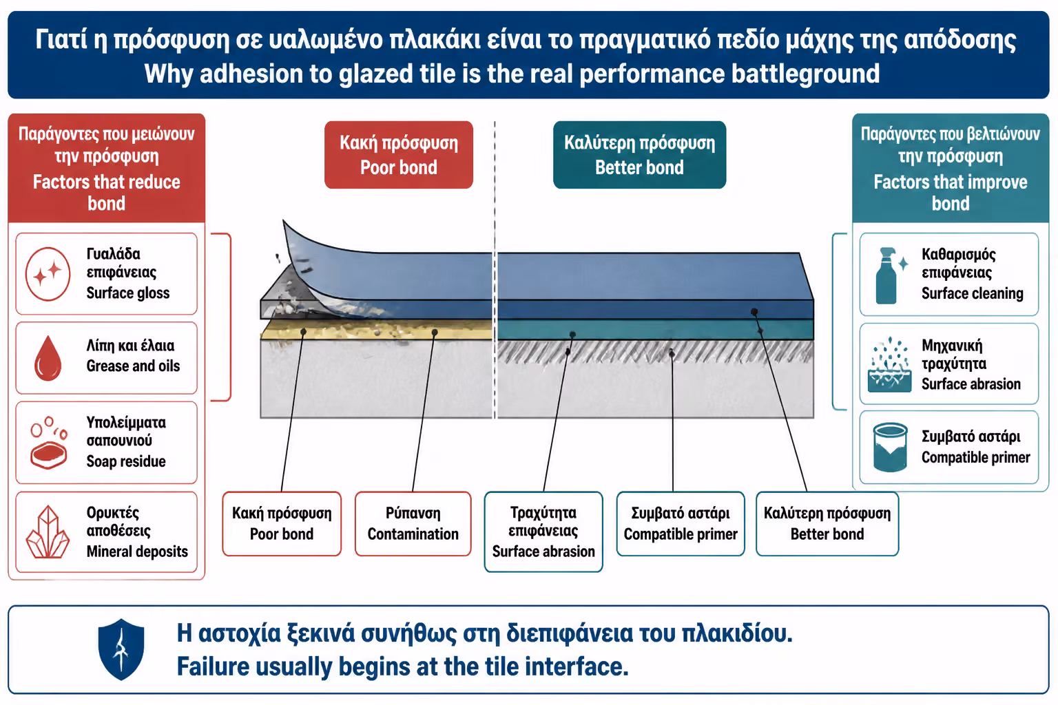 Εικονογράφηση για 9. Πρόσφυση σε πλακάκι: η πραγματική μάχη
