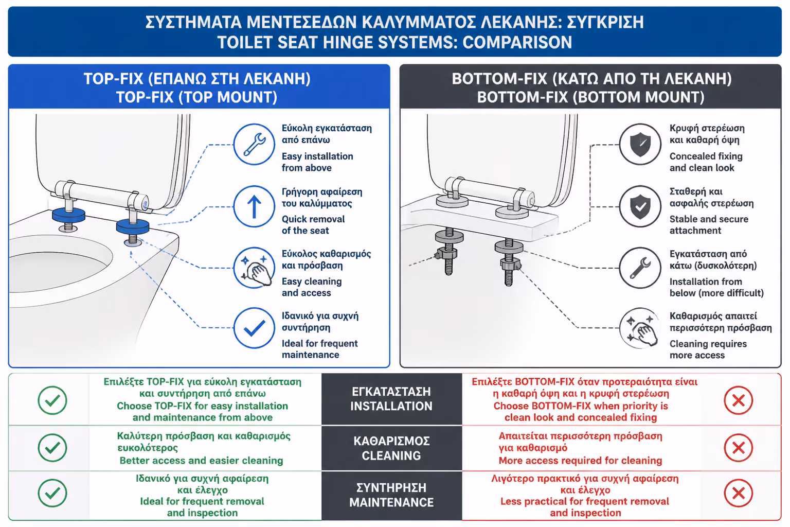 Εικονογράφηση για 10. Μεντεσέδες και βάσεις: το “κρυφό” σημείο ποιότητας