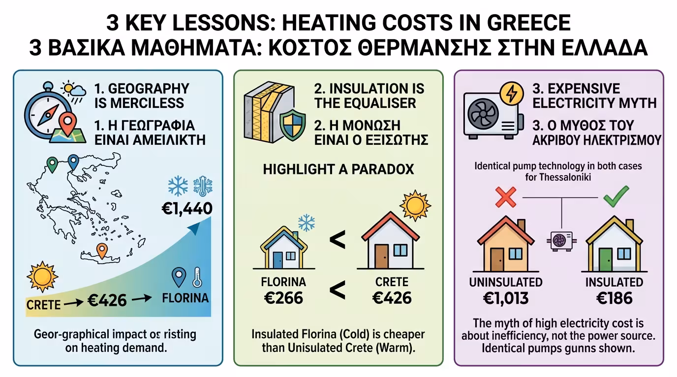 3 μαθήματα - γεωγραφία, μόνωση, μύθος ρεύματος