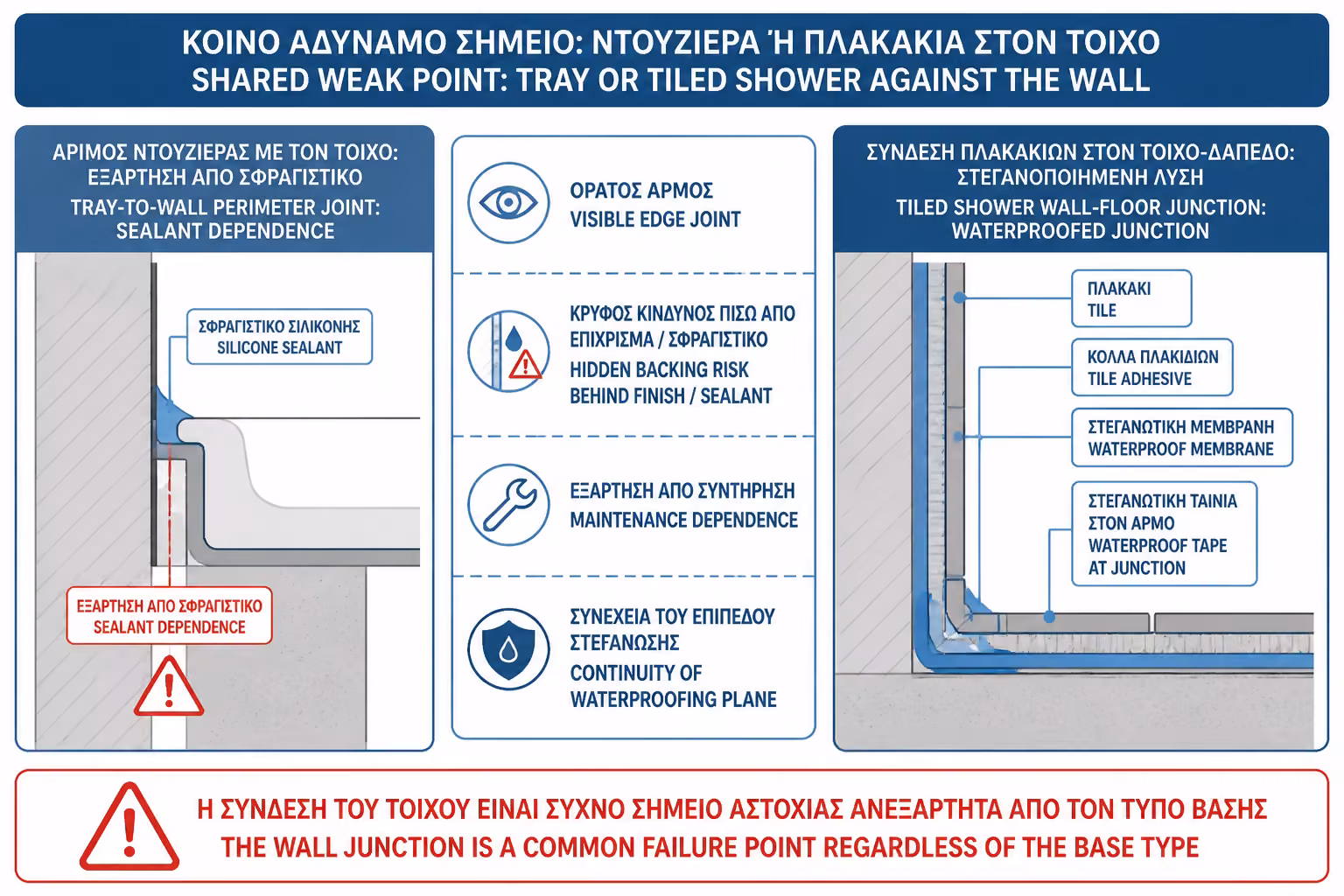 Εικονογράφηση για 9. Η ένωση με τους τοίχους: το κοινό αδύναμο σημείο