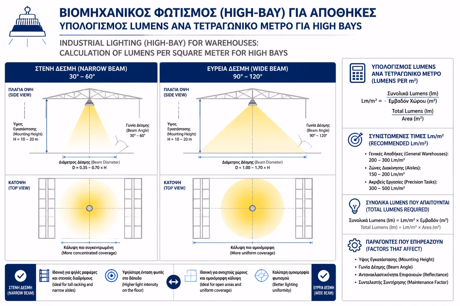 Εικονογράφηση για 3. Πόσα Lux απαιτεί η Νομοθεσία;