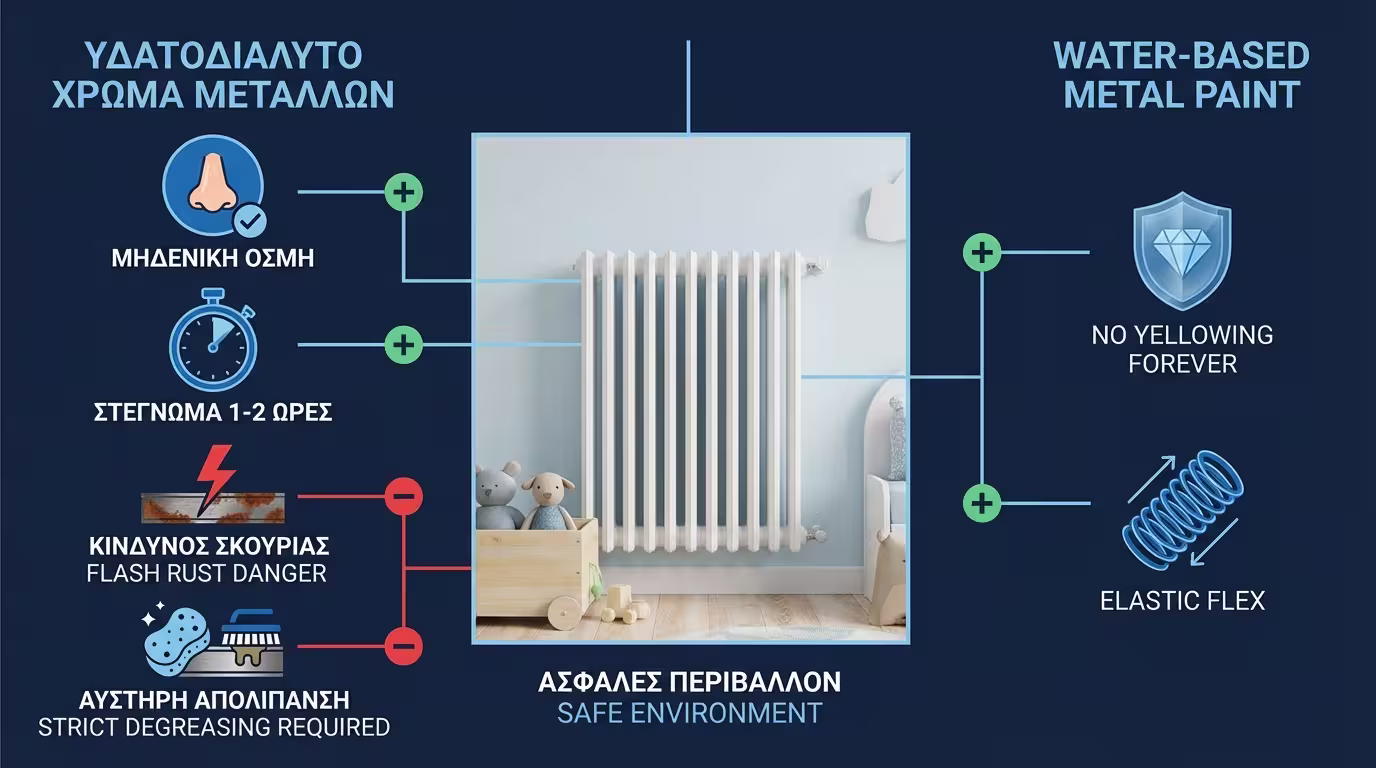 Διαδικασία Coalescence: Πώς τα σωματίδια του πολυμερούς συνενώνονται καθώς εξατμίζεται το νερό.