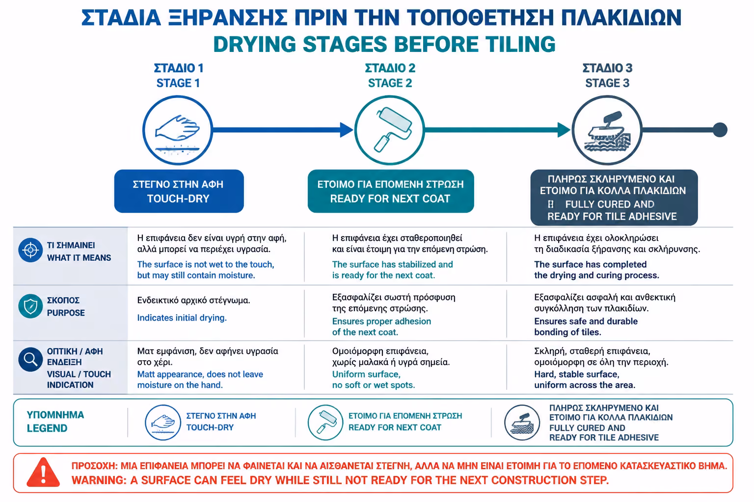 Εικονογράφηση για 1. Πρώτα ξεχωρίζουμε τρία διαφορετικά “στεγνώματα”