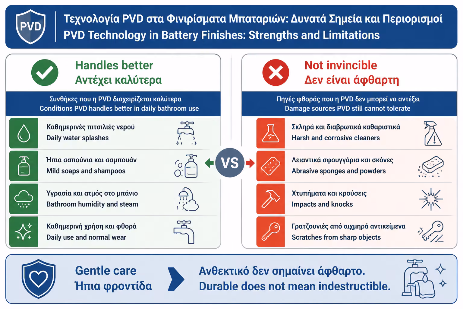 Εικονογράφηση για 8. Τι δεν αντέχει το PVD