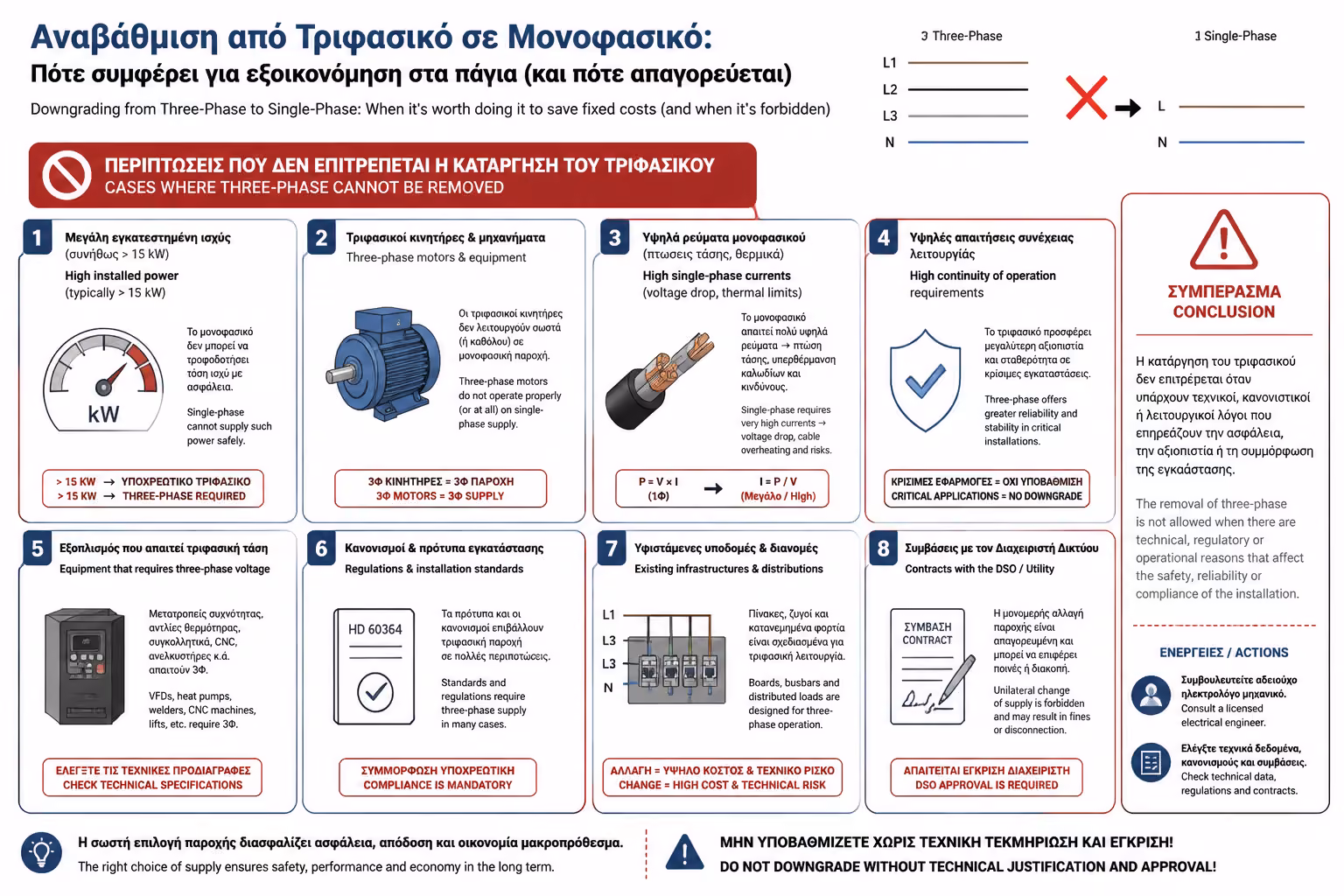 Εικονογράφηση για Πότε ΑΠΑΓΟΡΕΥΕΤΑΙ (ή δεν γίνεται) η Υποβάθμιση;