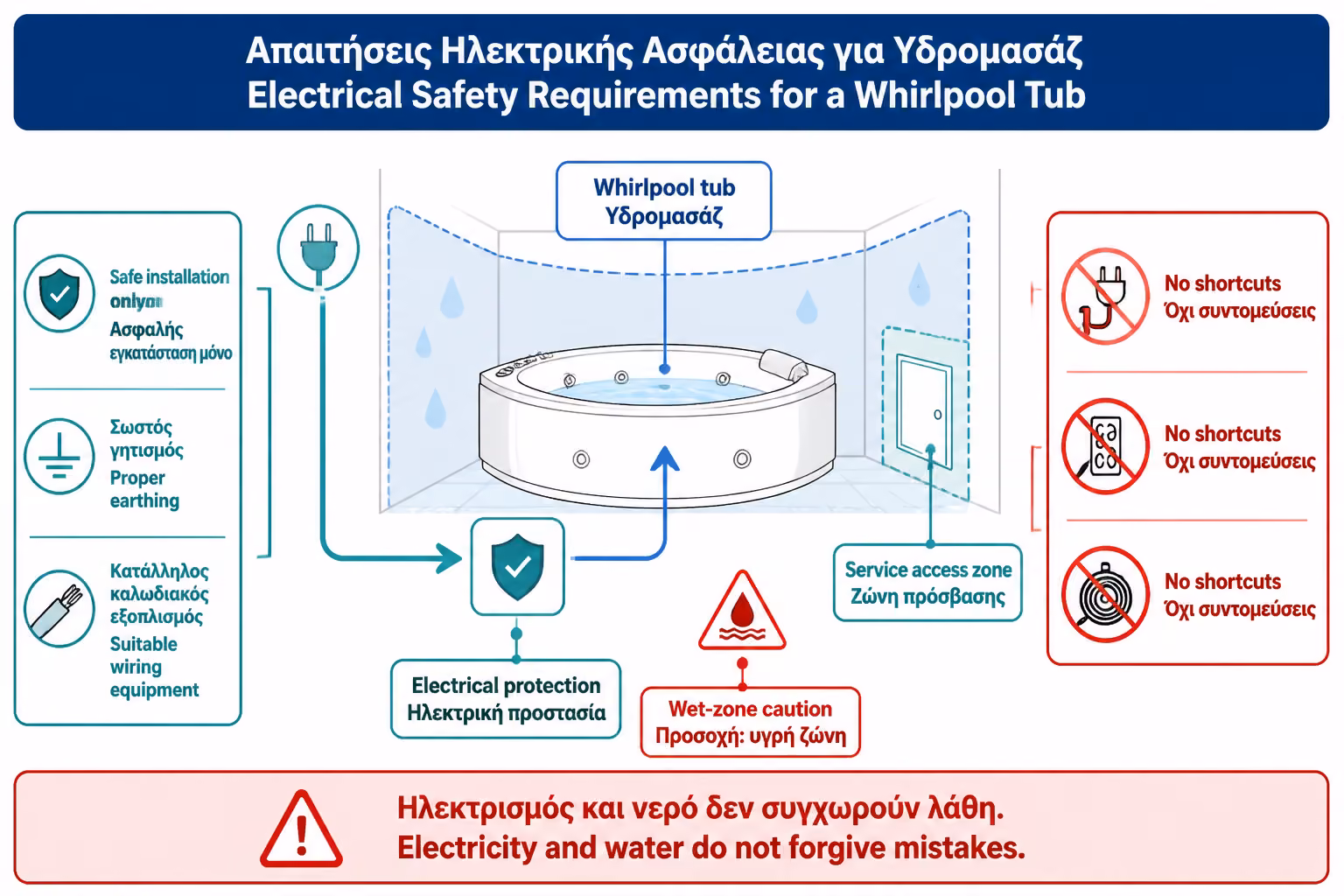 Εικονογράφηση για 3. Ηλεκτρολογικές απαιτήσεις: το πιο κρίσιμο σημείο ασφάλειας
