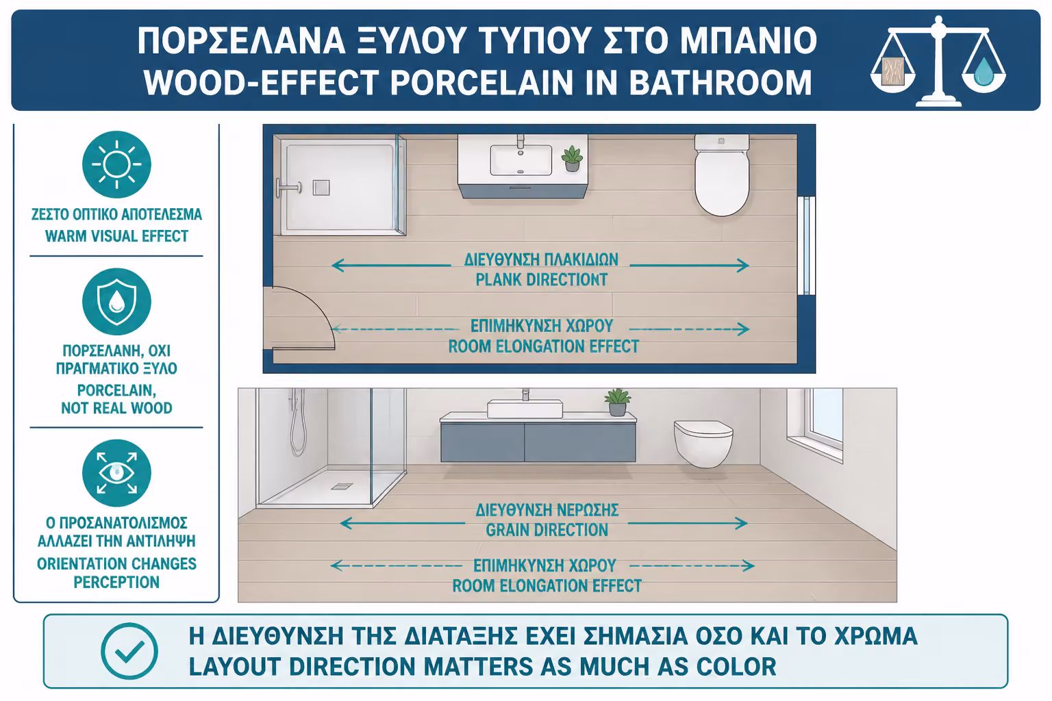 Εικονογράφηση για 1. Τι είναι τα πλακάκια τύπου ξύλου
