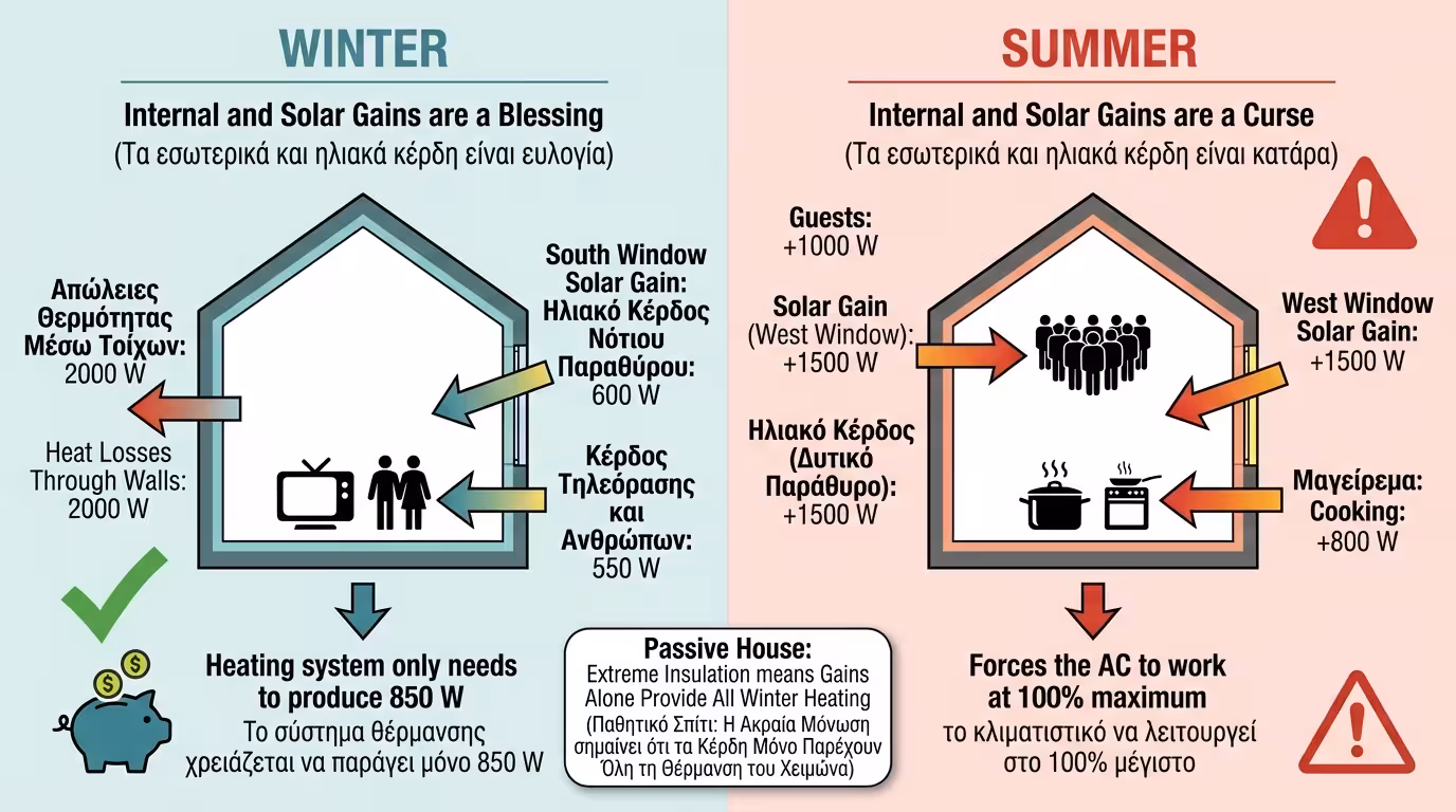 Χειμώνας ευλογία - καλοκαίρι κατάρα - τα κέρδη αλλάζουν ρόλο ανάλογα εποχή